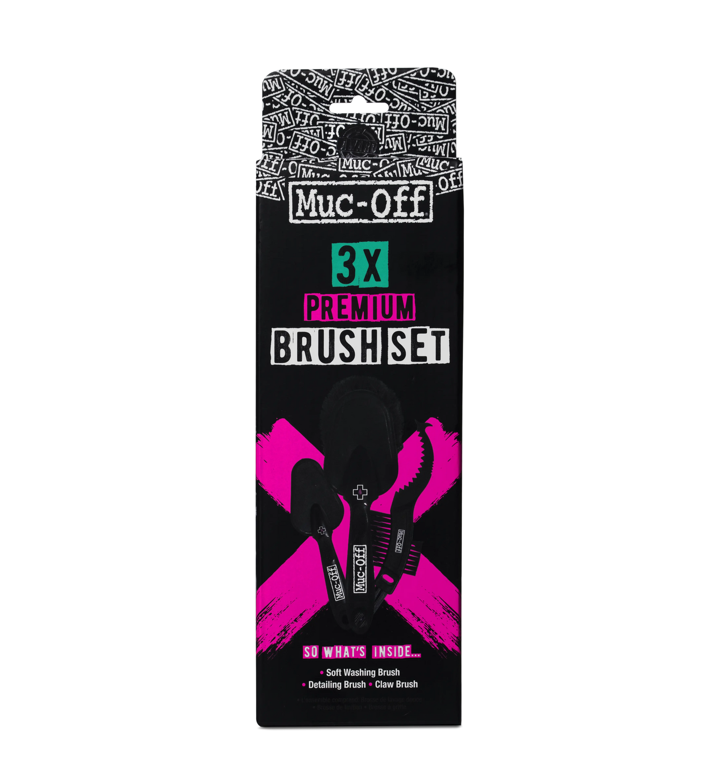 Set de 3 cepillos premium Muc-Off Muc-off