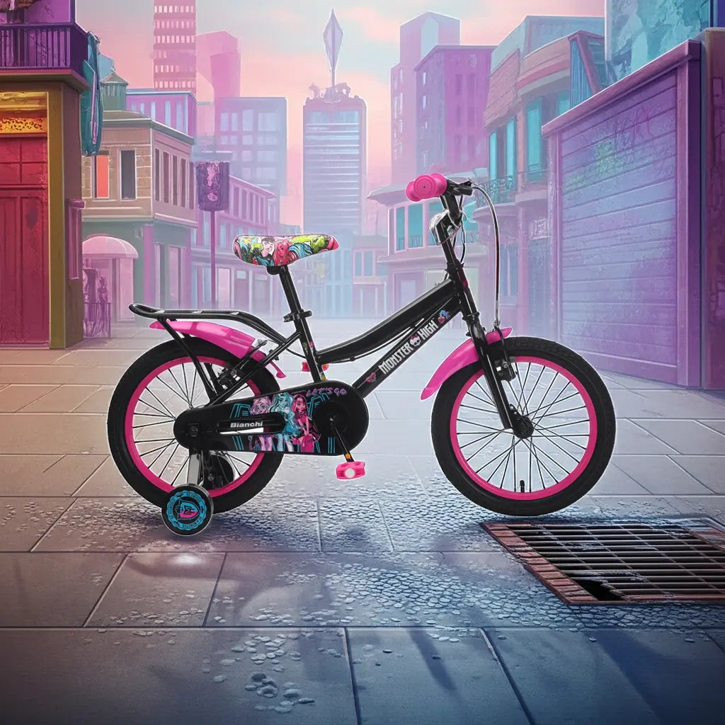 BICICLETA MONSTER HIGH 16 NEGRO - Bianchi Store