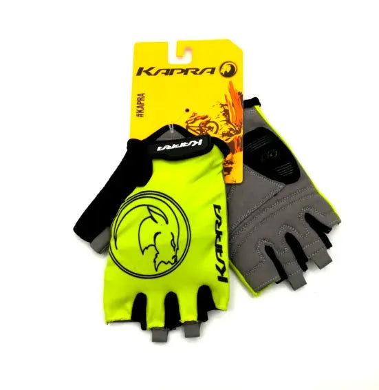 GUANTE KAPRA XC LOGO YELLOW/BLACK - Bianchi Store