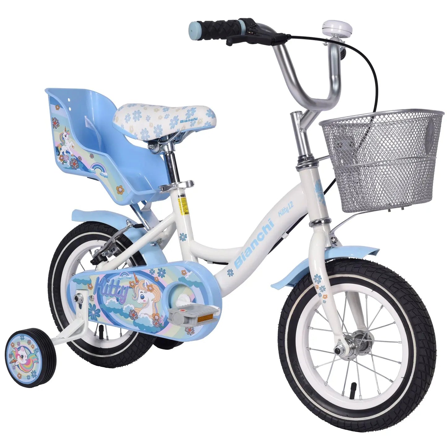 BICICLETA BIANCHI KITTY 12 BLANCO / AZUL - Bianchi Store