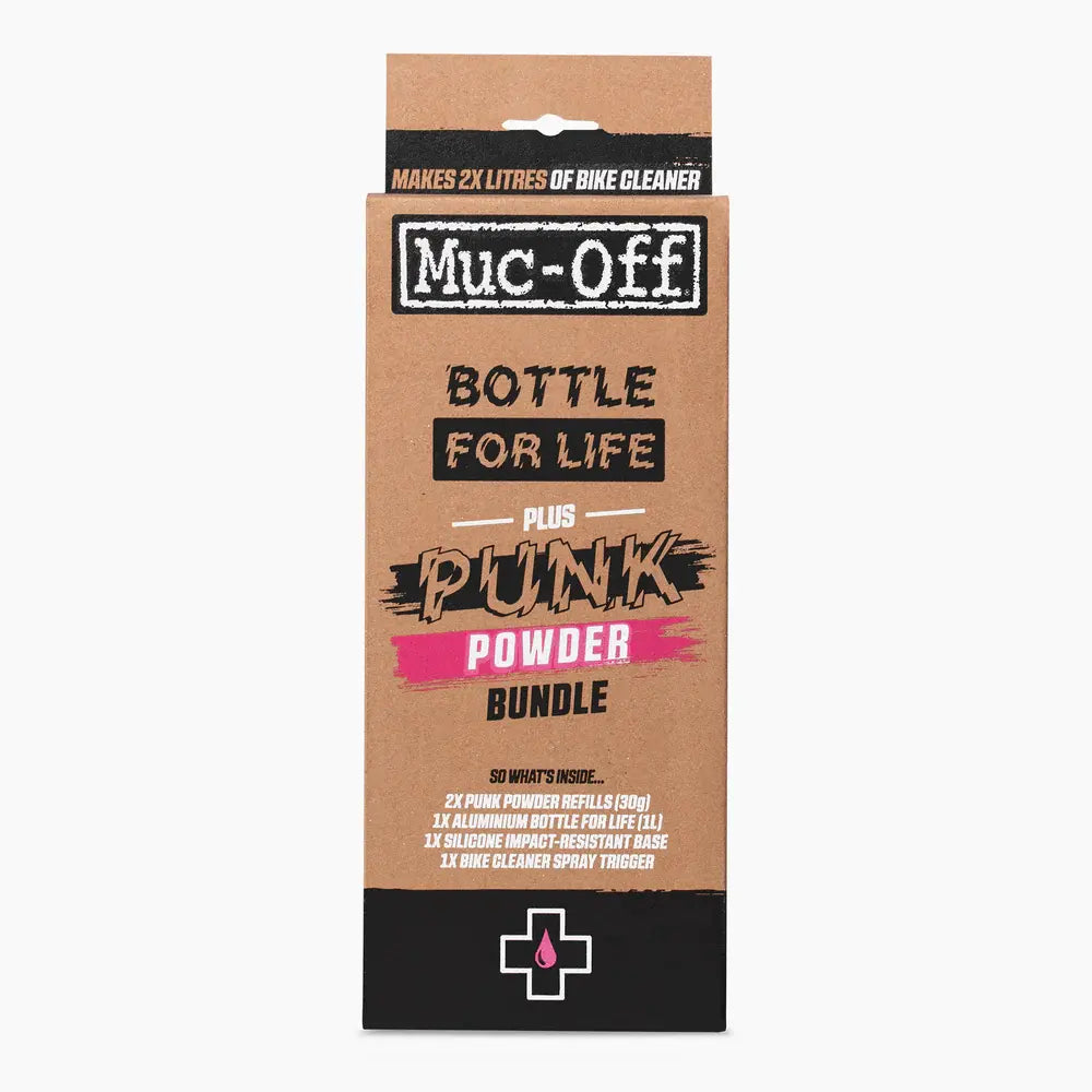 Kit Muc-off Bottle for life (Botella + 4 Punk Powder) Muc-off