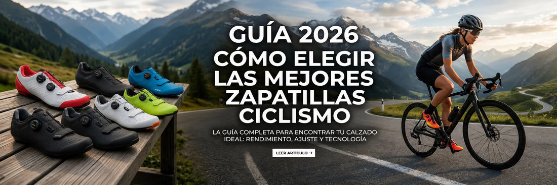 Guía 2026: Cómo elegir las mejores zapatillas ciclismo