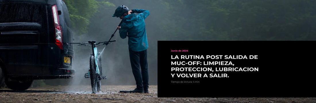 Cuidado de tu bicicleta post andaje
