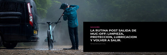 Cuidado de tu bicicleta post andaje