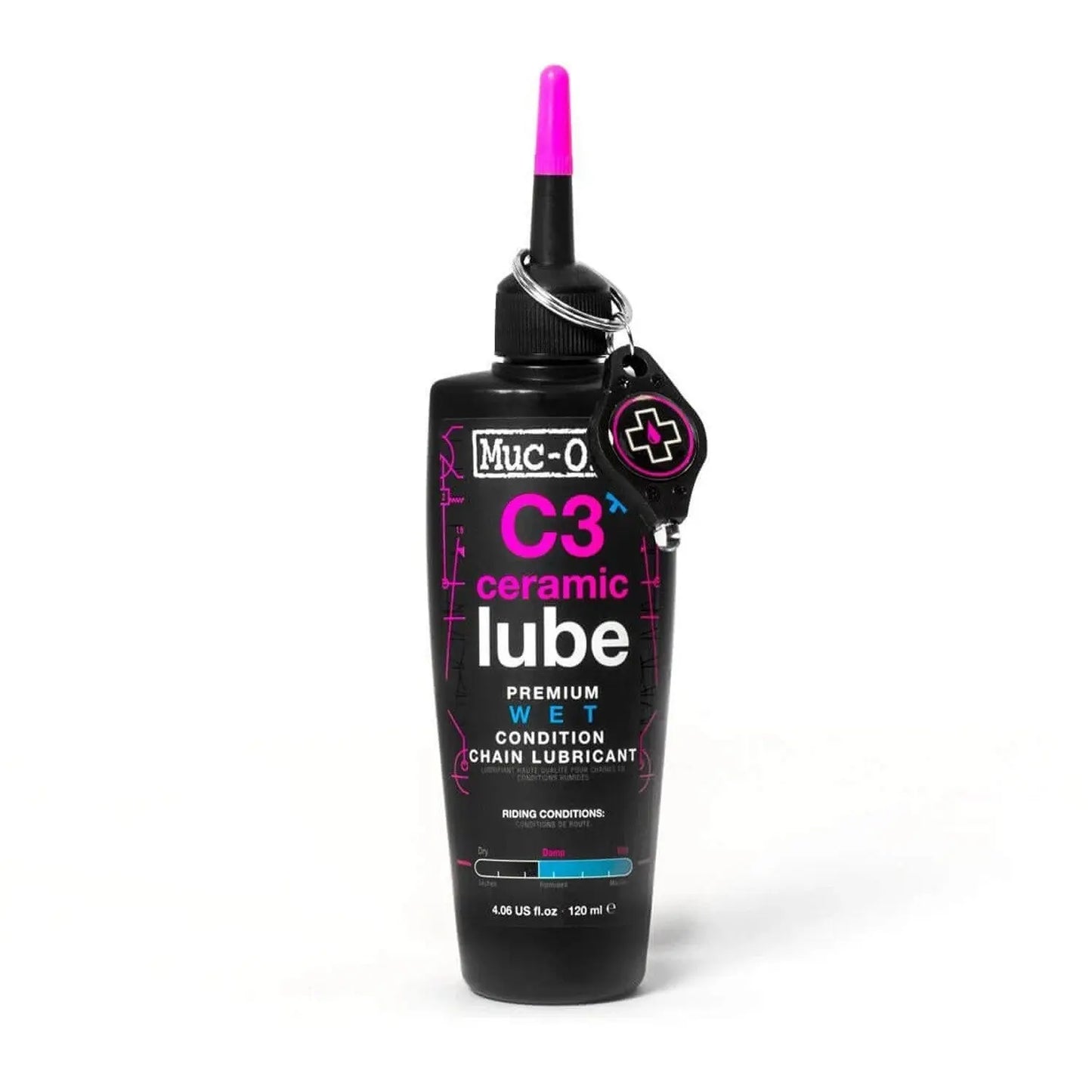 Lubricante de cadena húmedo wet ceramic lube Muc-Off 120ml Muc-off