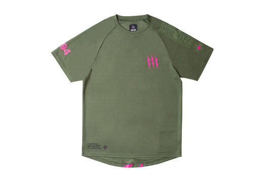 JERSEY MUC-OFF SHORT SLEEVE GREEN T/XXL (20375) Muc-off