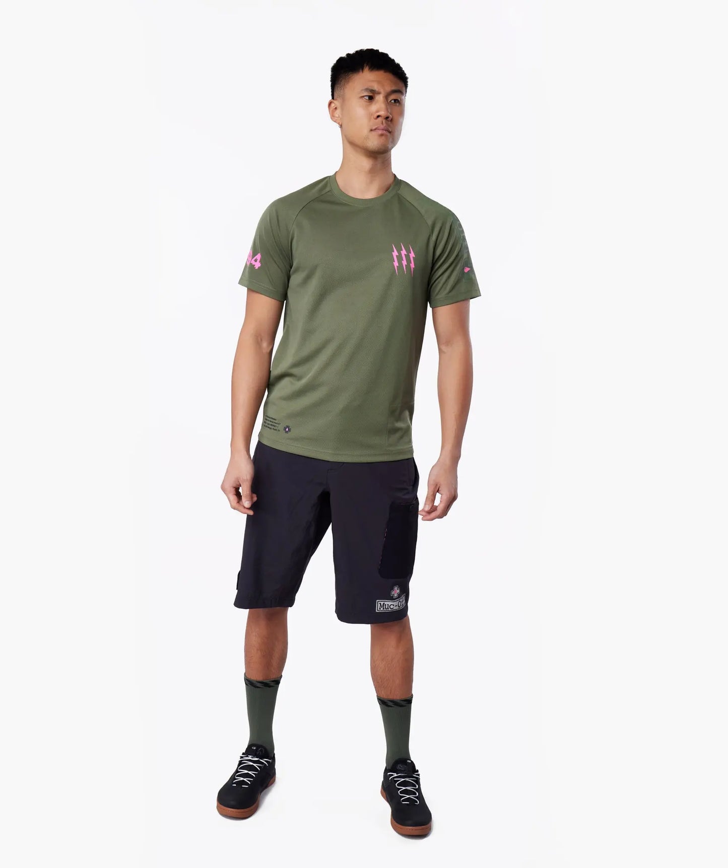 JERSEY MUC-OFF SHORT SLEEVE GREEN T/XXL (20375) Muc-off