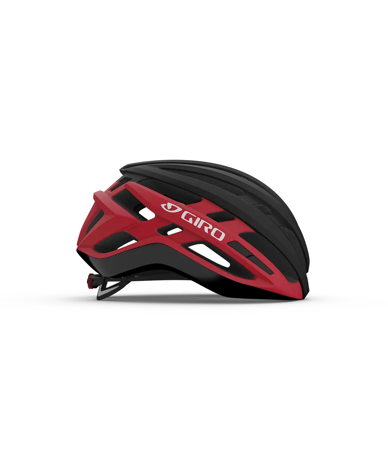 CASCO GIRO AGILIS MATE BLACK BRIGHT RED - Bianchi Store