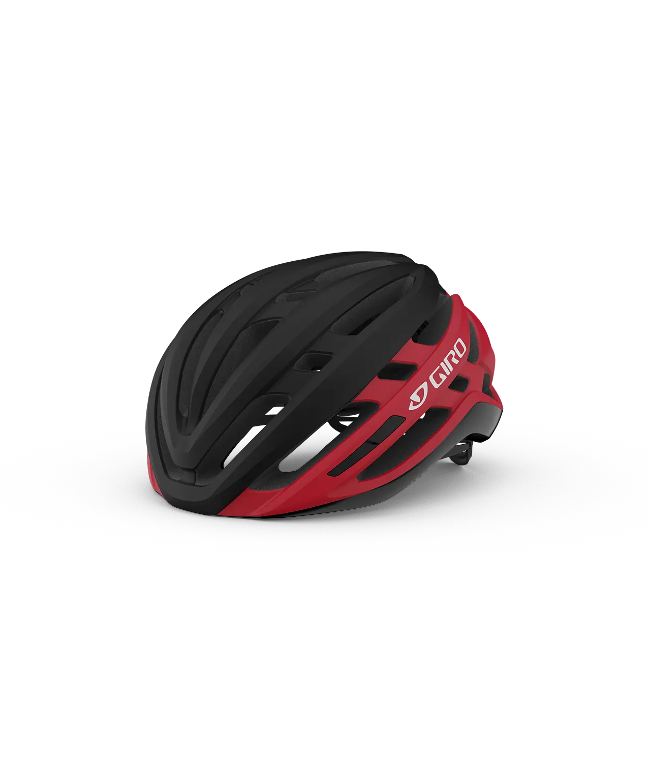 CASCO GIRO AGILIS MATE BLACK BRIGHT RED - Bianchi Store