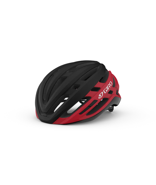CASCO GIRO AGILIS MATE BLACK BRIGHT RED - Bianchi Store