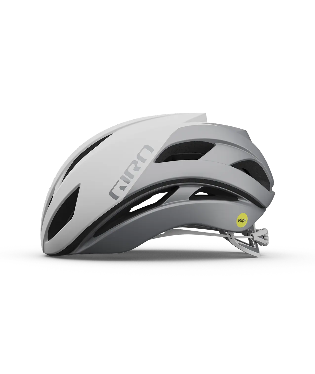 CASCO GIRO ECLIPSE SPHERICAL MATE WHITE/SILVER Giro