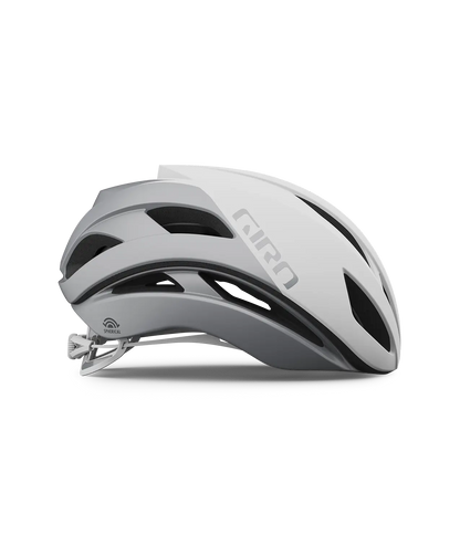 CASCO GIRO ECLIPSE SPHERICAL MATE WHITE/SILVER Giro