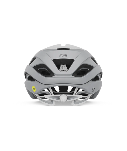 CASCO GIRO ECLIPSE SPHERICAL MATE WHITE/SILVER Giro