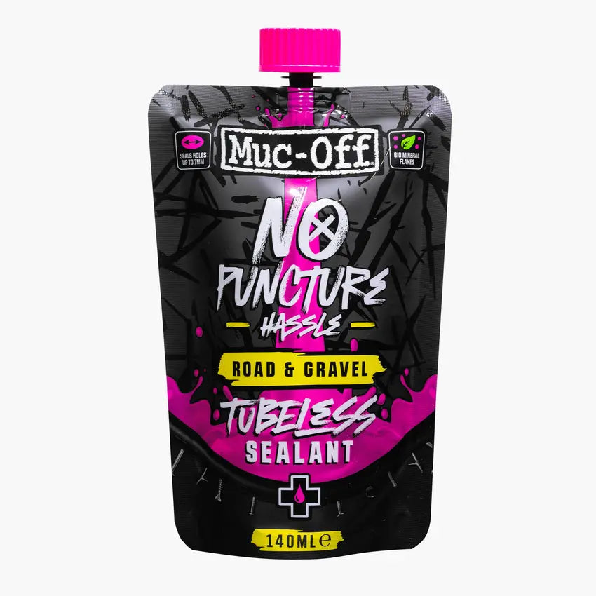 LIQUIDO TUBULAR NO PUNCTURE  RUTA Y GRAVEL MUC-OFF 140ML - Bianchi Store
