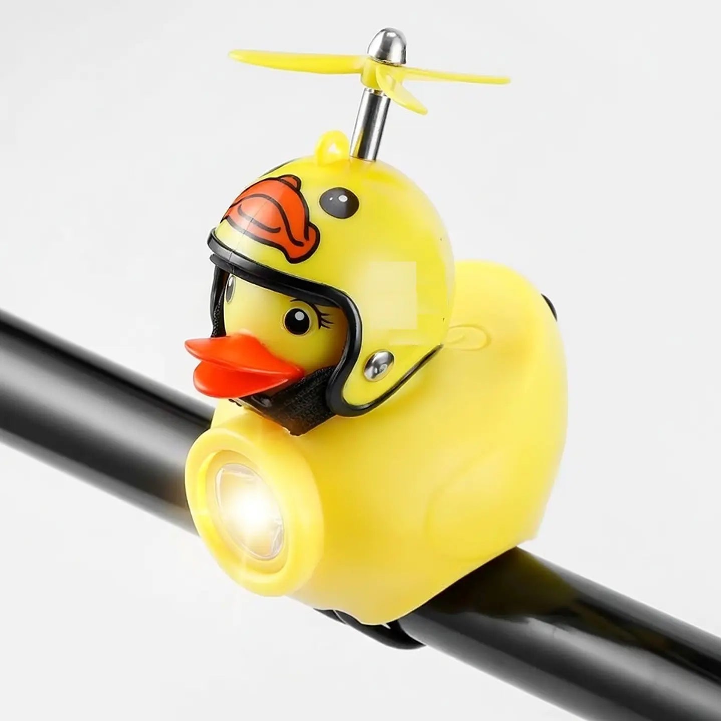 FOCO PATITO DE GOMA RECARGABLE 150 LUMENES CON BOCINA - Bianchi Store