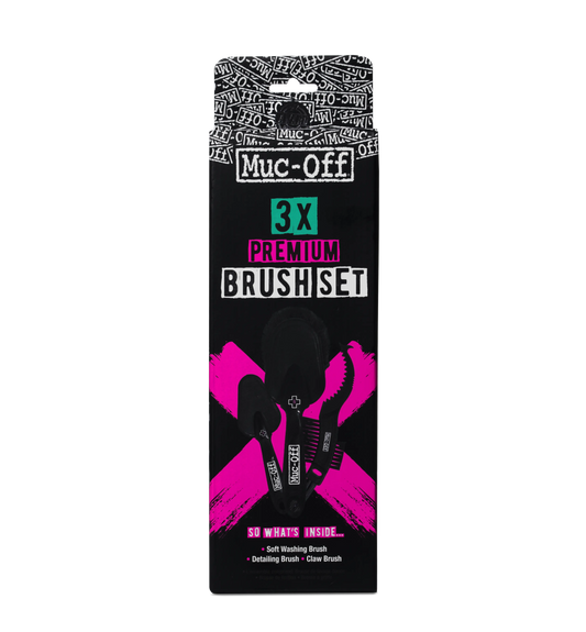 Set de 3 cepillos premium Muc-Off Muc-off