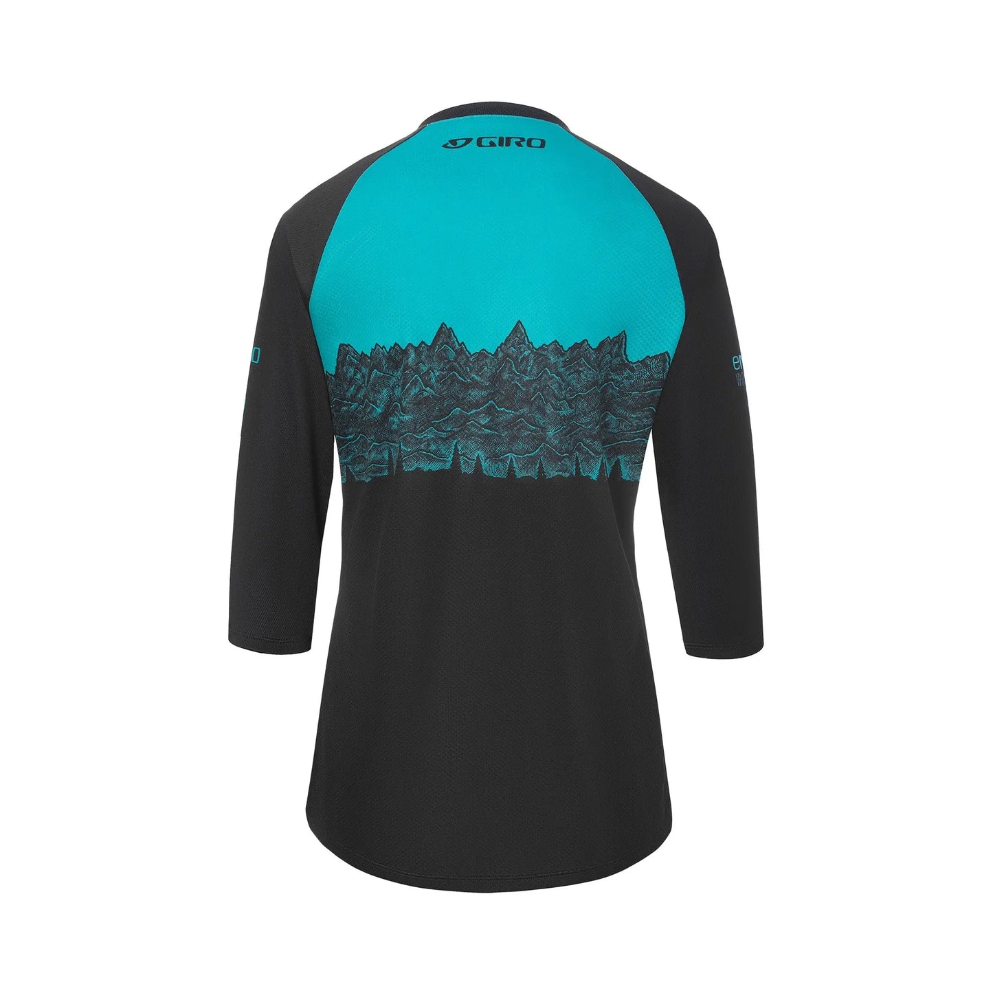 JERSEY MANGA 3/4 GIRO ROUST MUJER NEGRO Giro