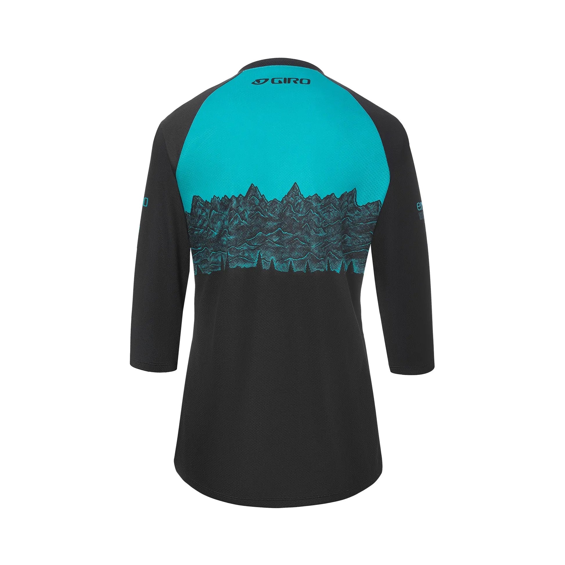 JERSEY MANGA 3/4 GIRO ROUST MUJER NEGRO Giro