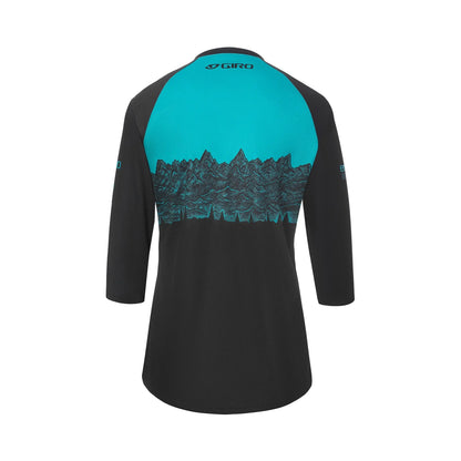JERSEY MANGA 3/4 GIRO ROUST MUJER NEGRO Giro