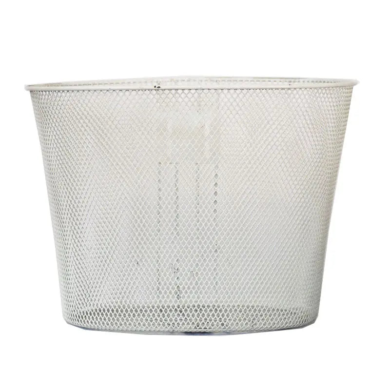 Canasto Acero Malla 37X25X26Cms Blanco Bianchi