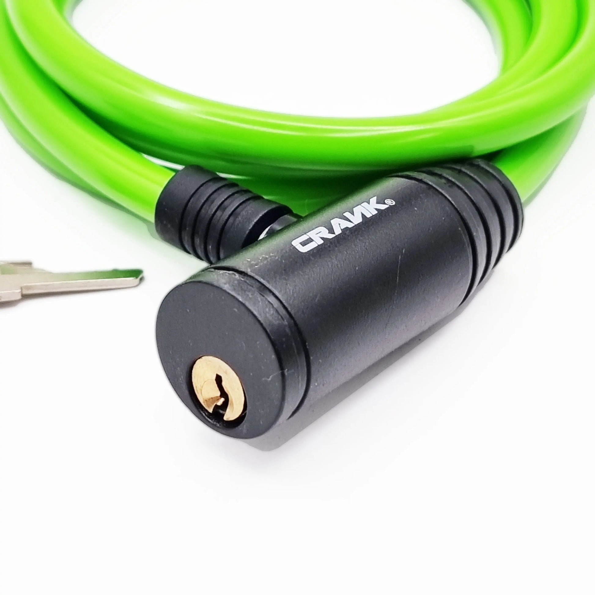 Candado Crank 515 8X1200 C/Llave Neon Green CRANK
