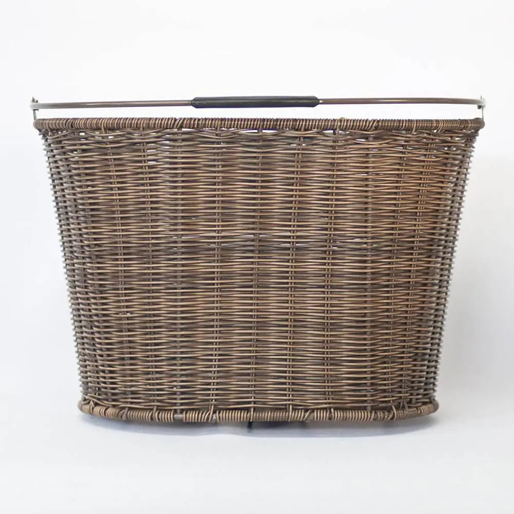 Canasto Rattan Mix Brown 39X28X24 Bianchi