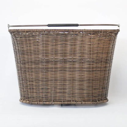 Canasto Rattan Mix Brown 39X28X24 Bianchi