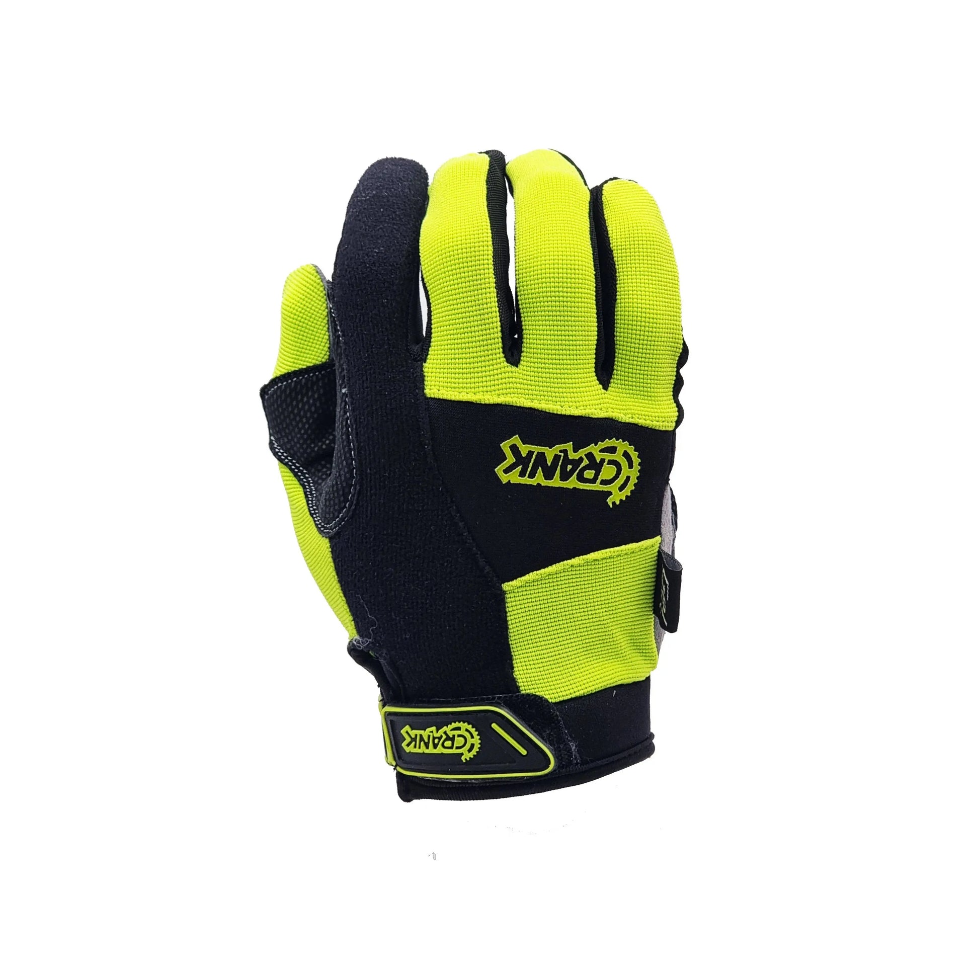 Guante Crank Largo Touch Highlight Yellow/Negro CRANK