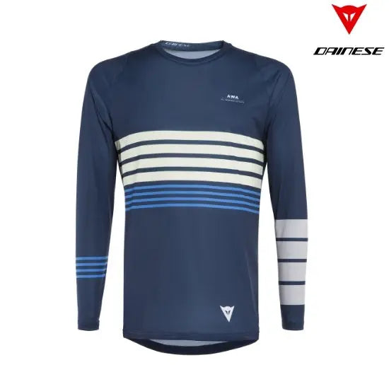 JERSEY MTB DAINESE AWA 2 BLACK-IRIS/BLUE -ASTER Dainese