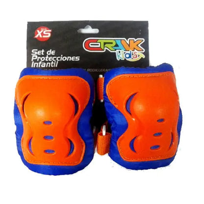 PROTECCIONES CRANK KID BOY ORANGE/BLUE XS CRANK