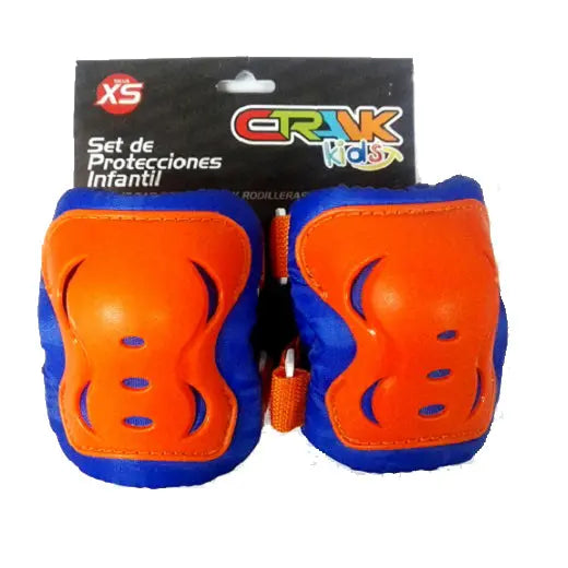 PROTECCIONES CRANK KID BOY ORANGE/BLUE XS CRANK