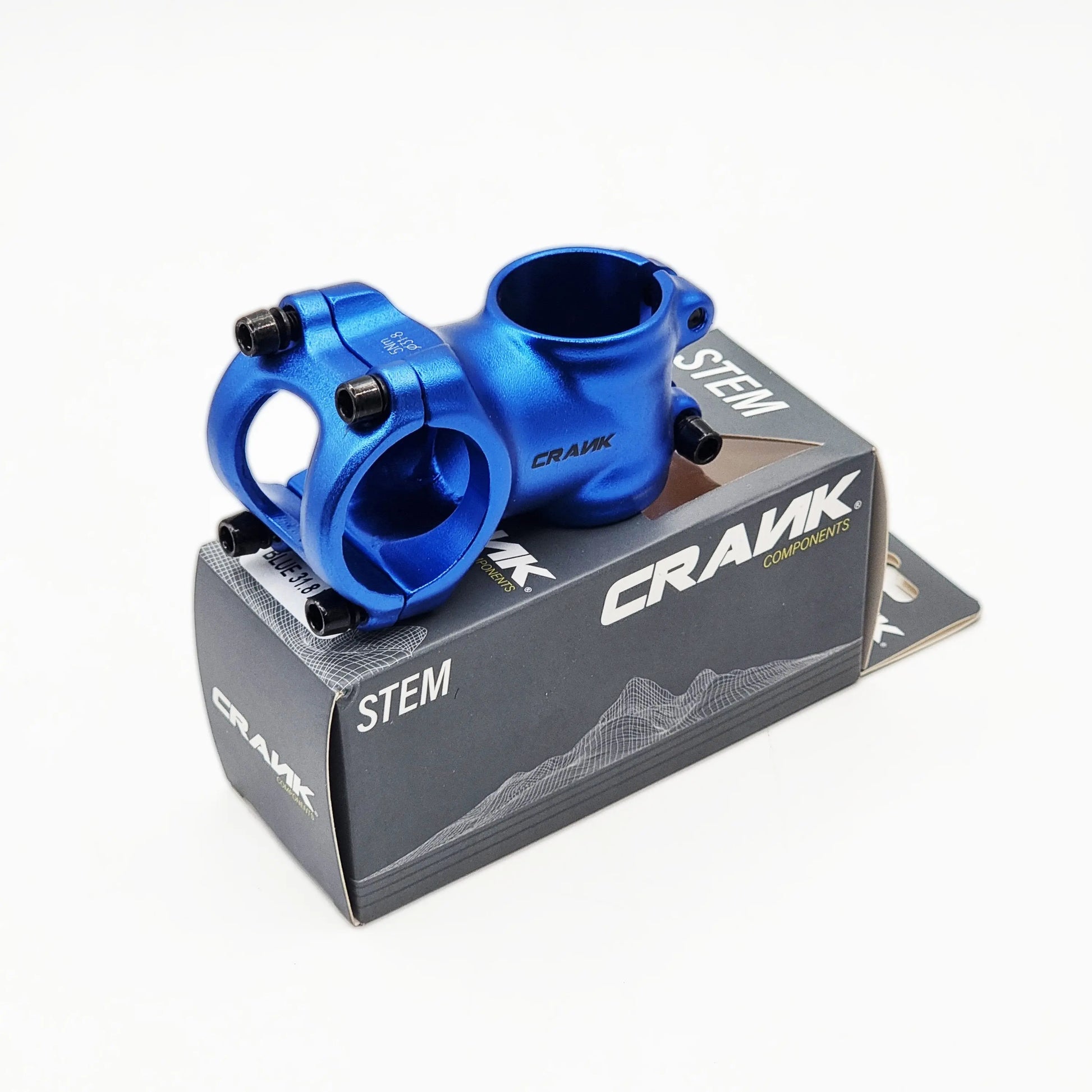 TEE CRANK 286X318MM 50MM AZUL CON LOGO NEGRO DISPLAY CRANK