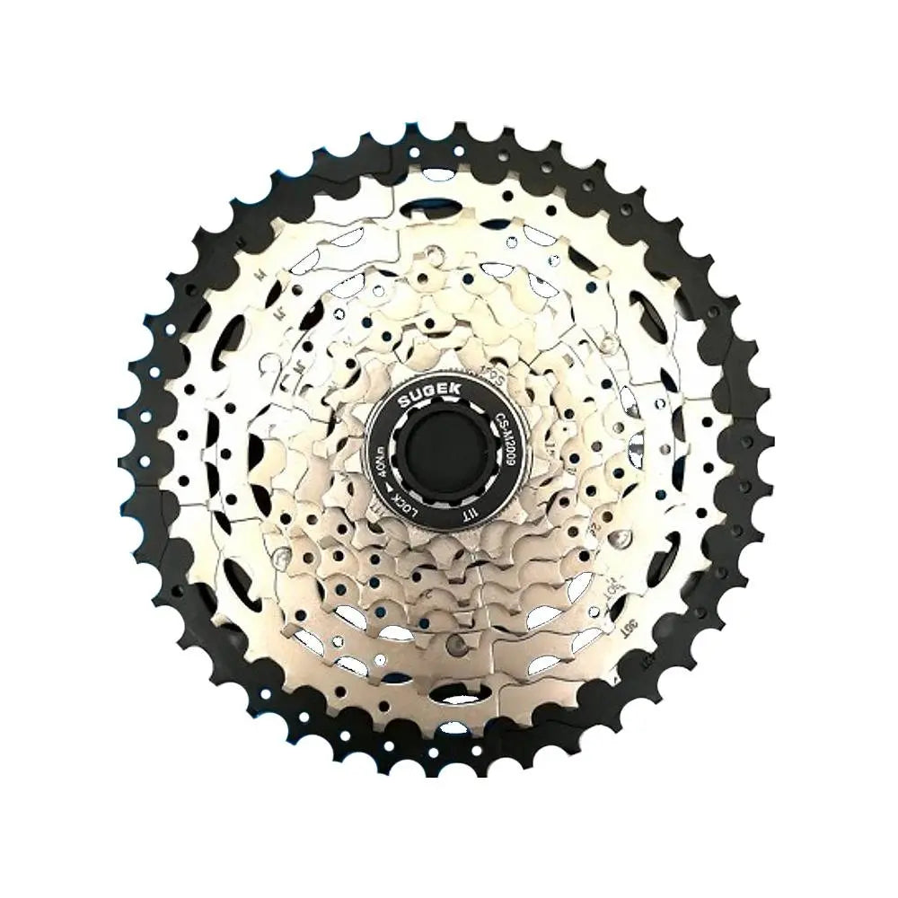 CASSETTE 9SP 11-42T BLACK/SILVER W/SUGEK Bianchi