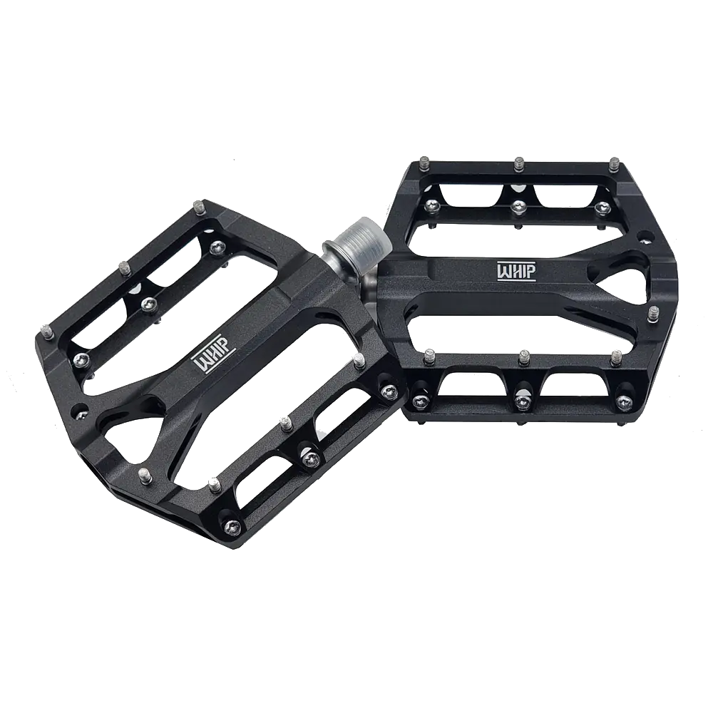 PEDAL WHIP CNC ALUMINIO ROD SELLADO EJE CR-MO BLACK WHIP