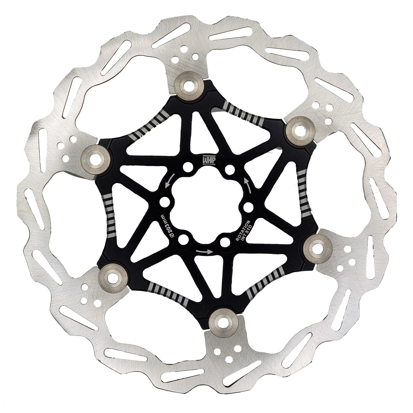 DISCO DE FRENO DE BICICLETA FLOTANTE WHIP 203 MM WHIP