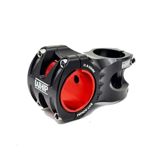 TEE PARA BICICLETA WHIP ALEACION CNC 286X318/35MM 50MM NEGRO WHIP