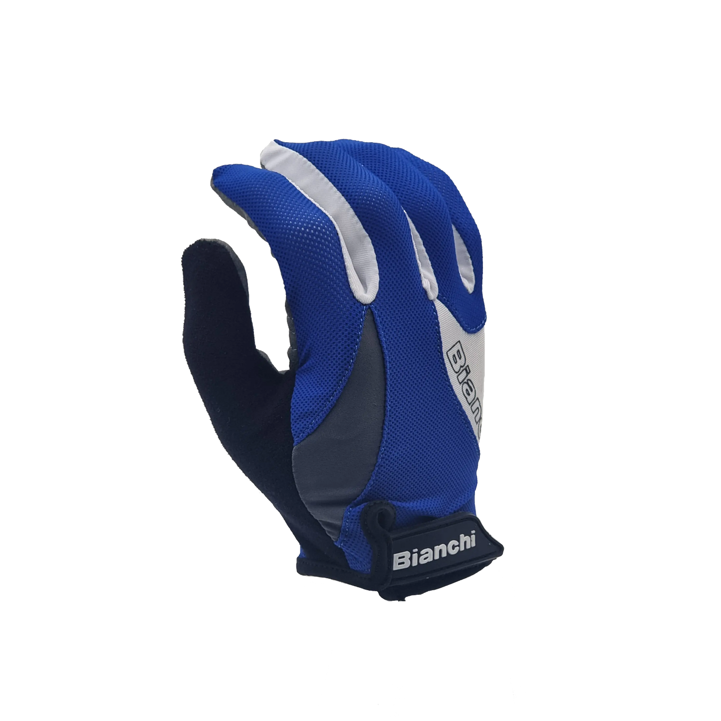 GUANTE BIANCHI FULL FINGERS BLUE/WHITE - Bianchi Store