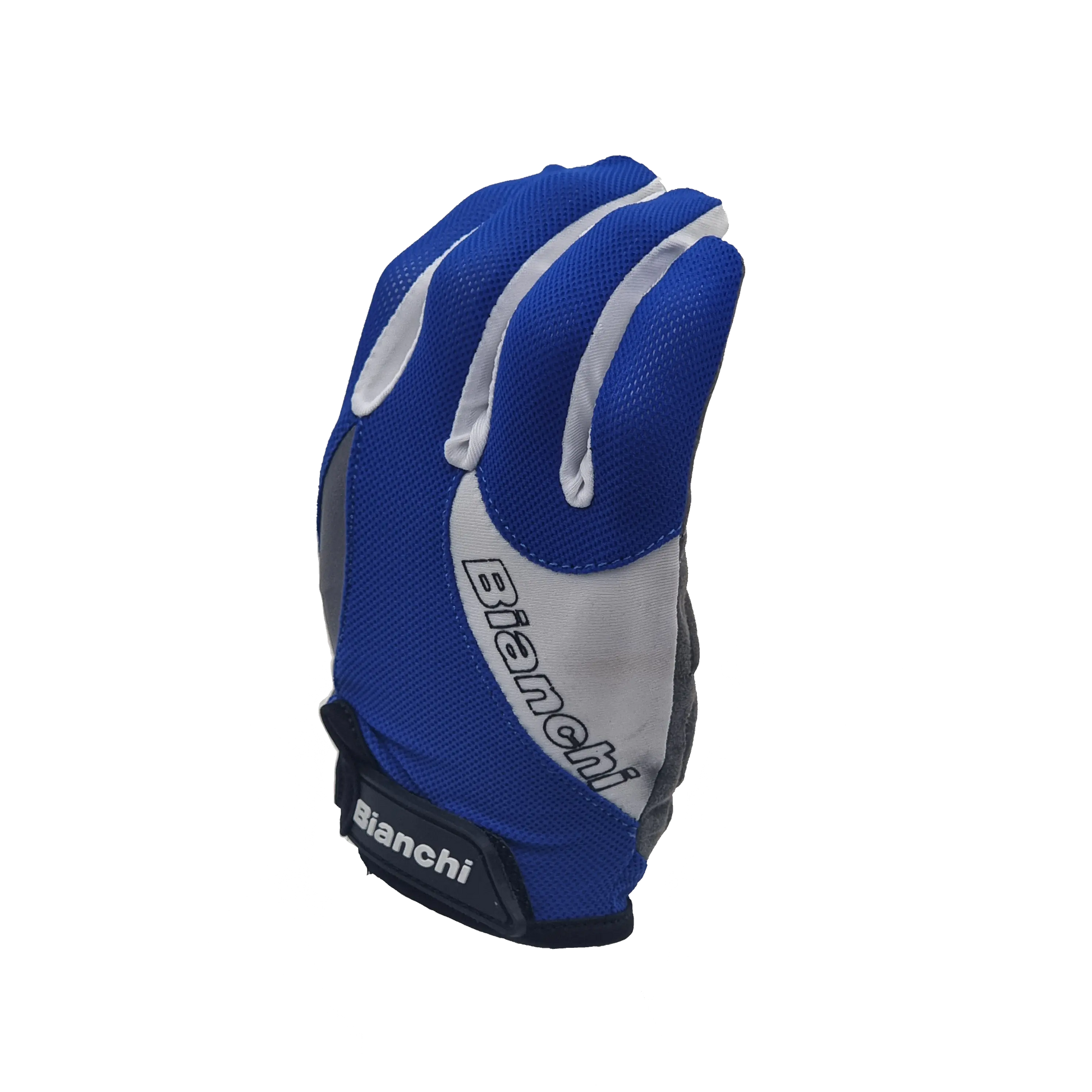 GUANTE BIANCHI FULL FINGERS BLUE/WHITE - Bianchi Store