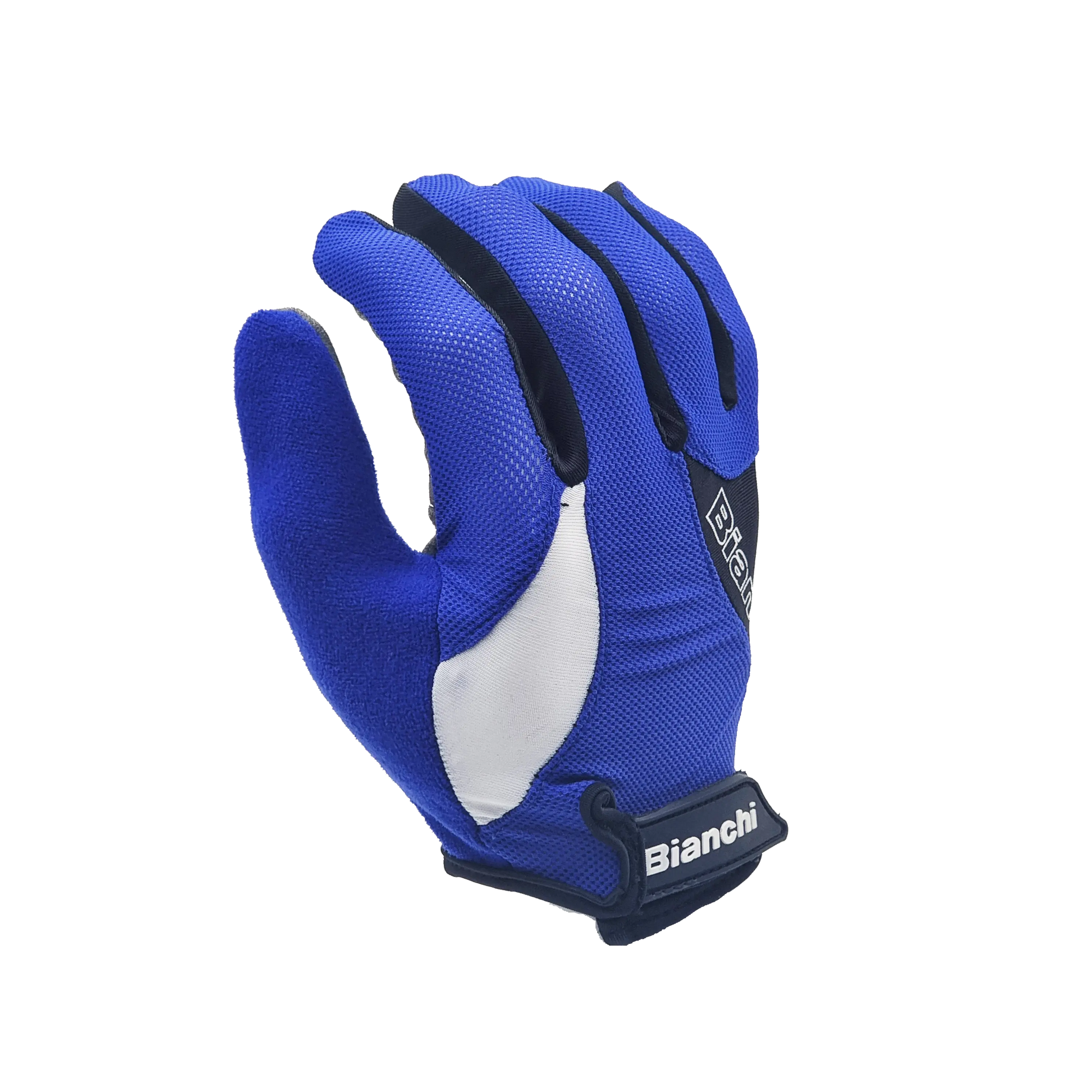 GUANTE BIANCHI FULL FINGERS BLUE/BLACK/WHITE - Bianchi Store