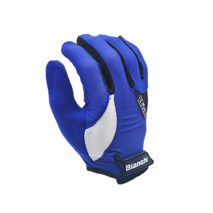 GUANTE BIANCHI FULL FINGERS BLUE/BLACK/WHITE - Bianchi Store