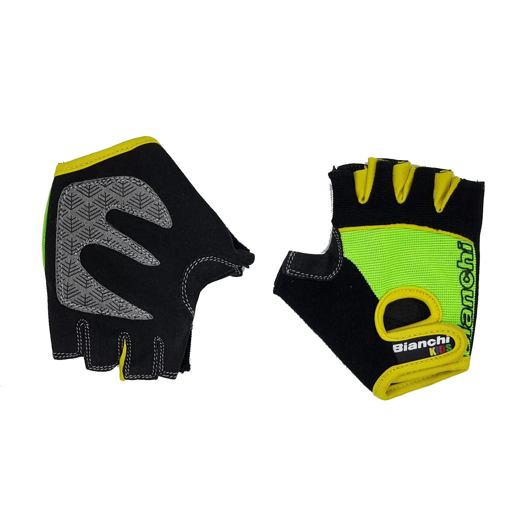 GUANTE BIANCHI NIÑO BLACK/GREEN - Bianchi Store