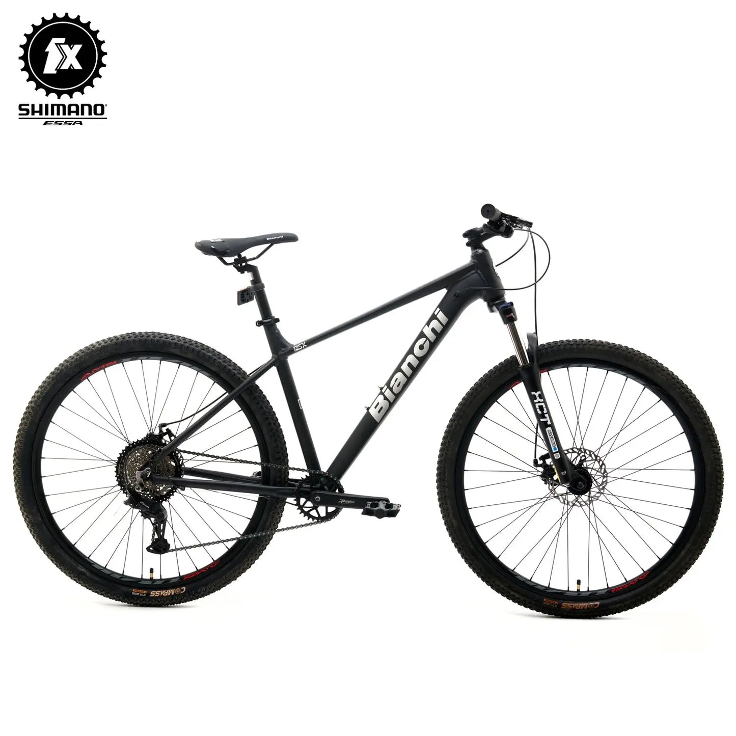BIANCHI AGGRESSOR 29 SX - ESSA - 1*8 - NEGRO SEMI MATTE - Bianchi Store