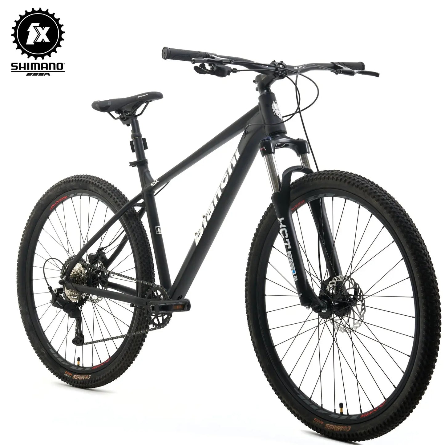 BIANCHI AGGRESSOR 29 SX - ESSA - 1*8 - NEGRO SEMI MATTE - Bianchi Store