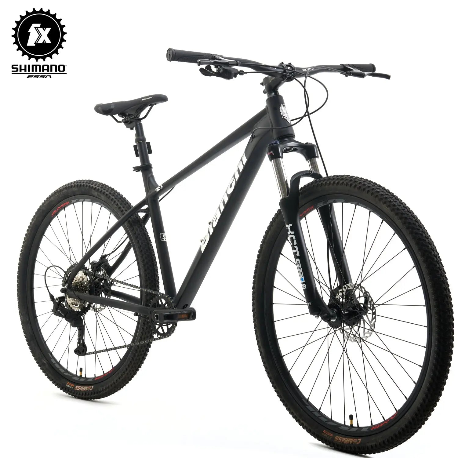 BIANCHI AGGRESSOR 29 SX - ESSA - 1*8 - NEGRO SEMI MATTE - Bianchi Store