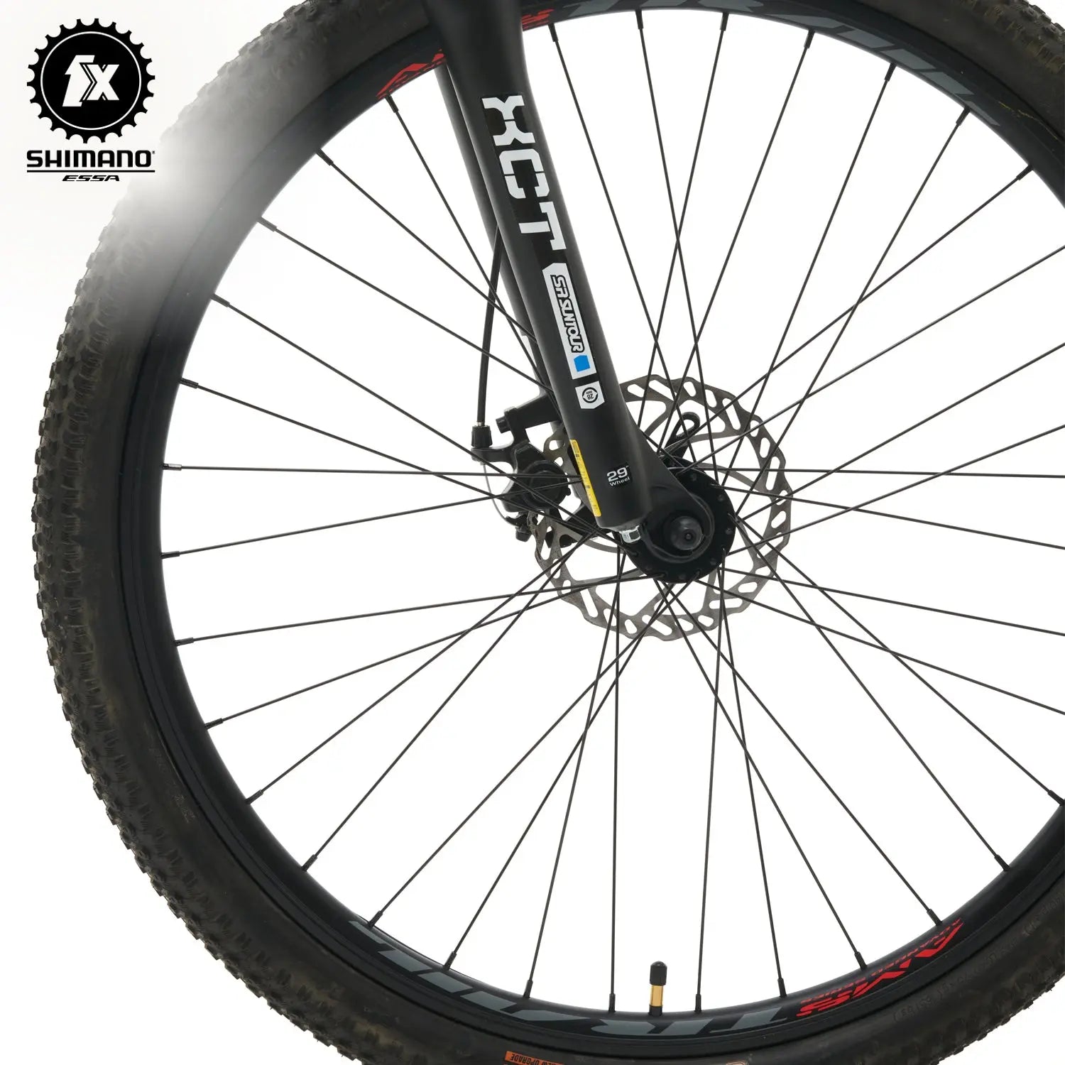 BIANCHI AGGRESSOR 29 SX - ESSA - 1*8 - NEGRO SEMI MATTE - Bianchi Store