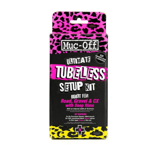 Kit ultimate tubeless Muc-Off para ruta/gravel/xc (60mm) Muc-off