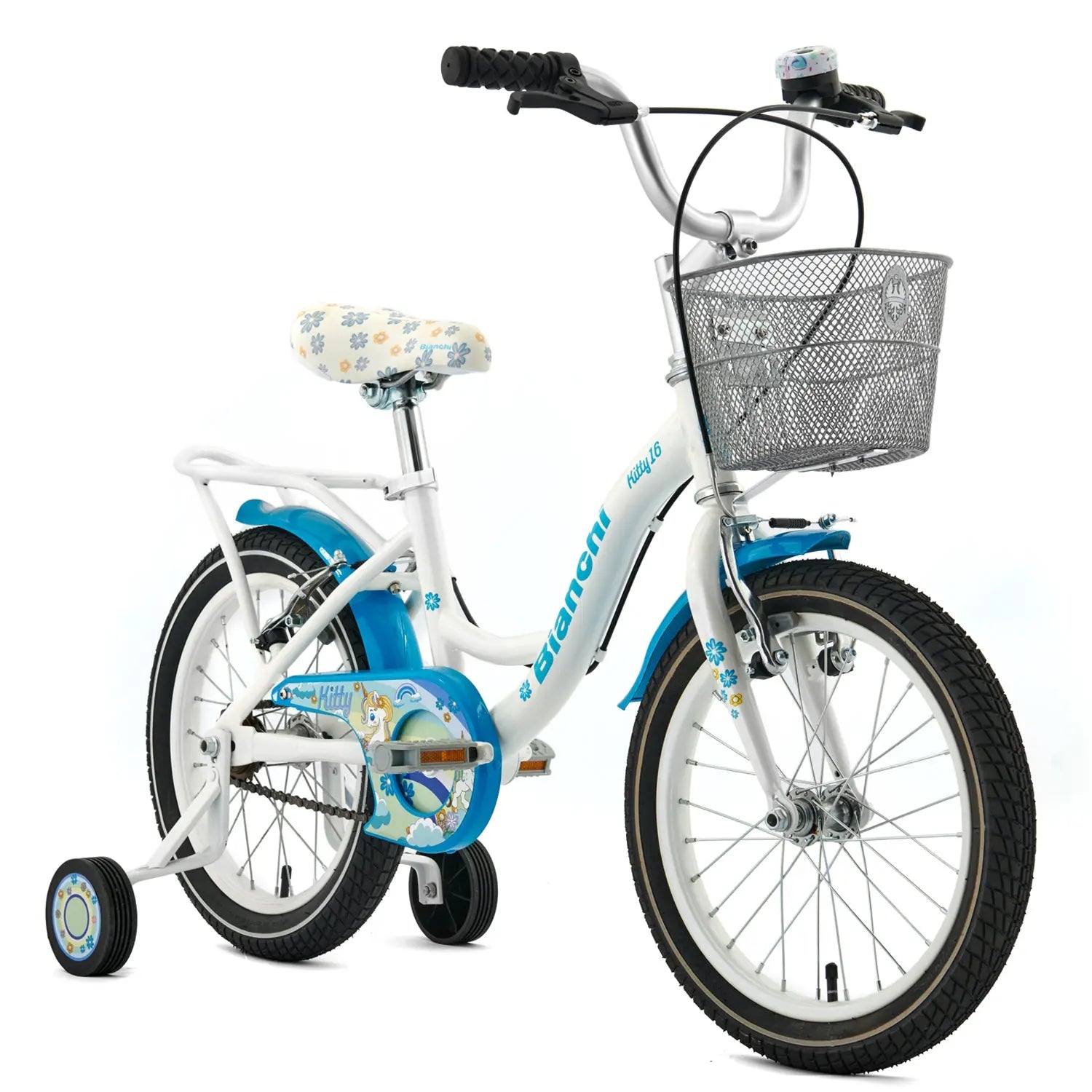 BICICLETA BIANCHI KITTY 16 BLANCO / CELESTE Bianchi