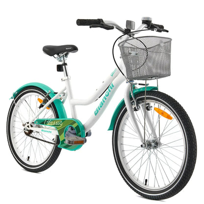 BICICLETA BIANCHI  CLASSIC 20 GIRL BLANCO / VERDE CLARO Bianchi