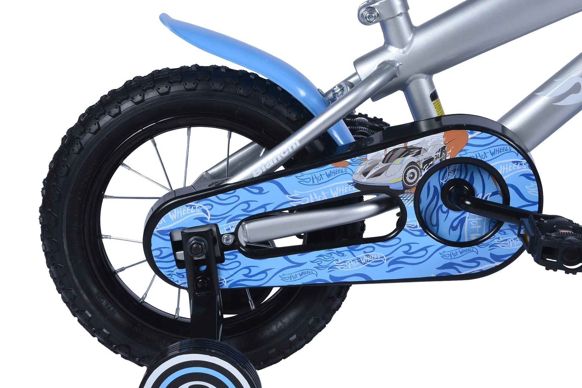 BICICLETA HOTWHEELS 12 PLATA - Bianchi Store