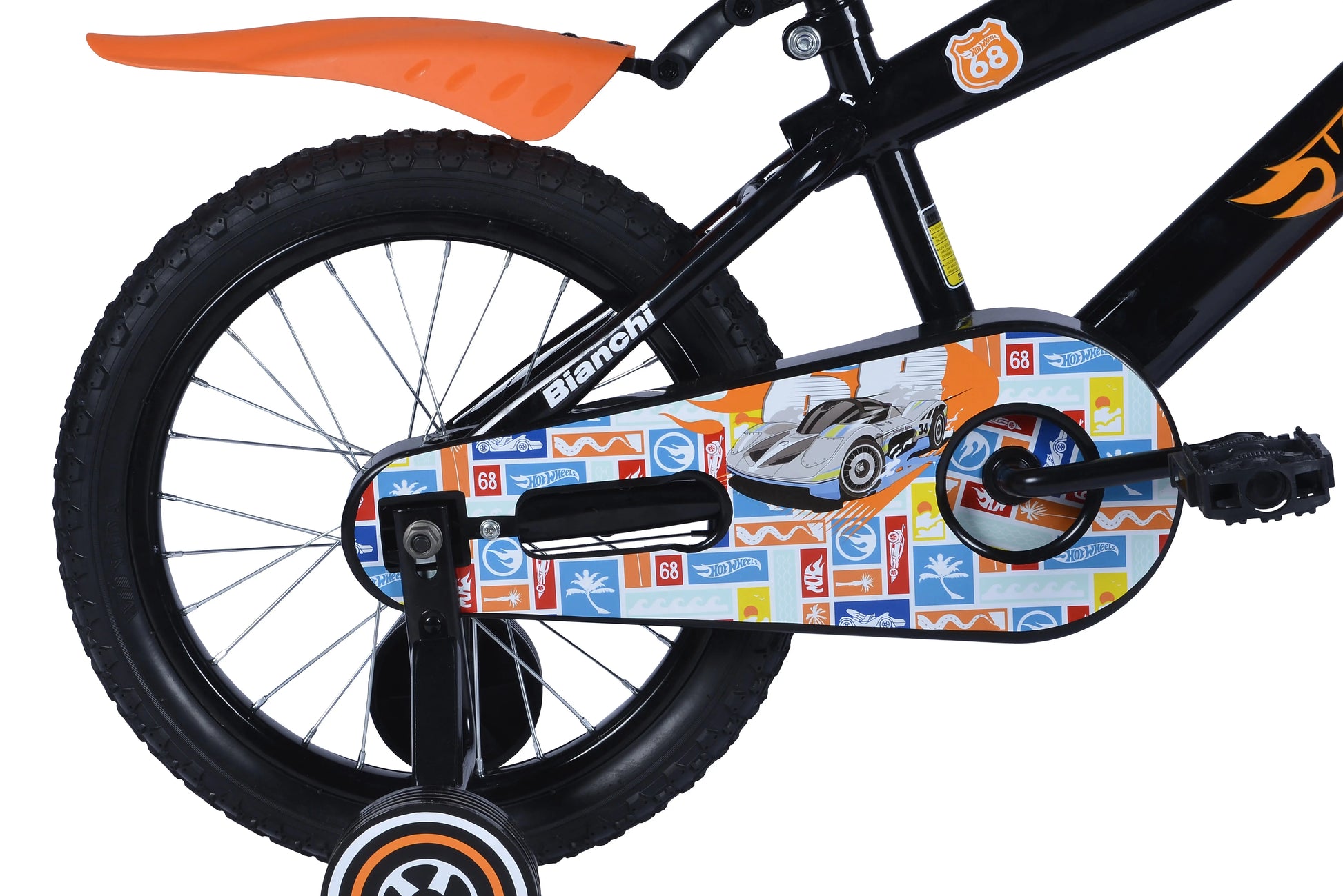 BICICLETA HOTWHEELS 16 NEGRO - Bianchi Store